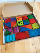 Magna-Tiles Metropolis - 110 dele - Transparent. - Billede 1