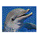 PixelArt/PixelFoto Refill Æske - BLÅ - 1000 stk - Ø:4 mm. - Billede 1