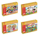 4 Sjove Læringsspil - Games4u - fra 5 år. - Billede 1