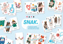 SNAK - Samtalekort for børnefamilier - Hygge og nærvær på spil. - Billede 1