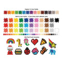 Pix Brix - Dark Colormix - 1500 stk - Fra 5 år - Billede 1