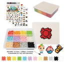 Pix Brix - Light Colormix - 6000 stk i opbevaringsboks - Fra 5 år - Billede 1