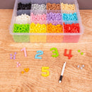 Pix Brix - Light Colormix - 6000 stk i opbevaringsboks - Fra 5 år - Billede 1