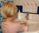 Vask Mig Klog Læringsark til hånd og hårvask - For 3-8 årige - Billede 1