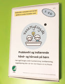 Vask Mig Klog Læringsark til hånd og hårvask - For 3-8 årige - Billede 1