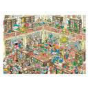 Pappuslespil - Biblioteket - 1000 brikker - Jan van Haasteren. - Billede 1
