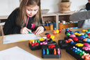 Tegneleg - Primomo Sansefarver - 6 stk Ringe - Fra 3 år. - Billede 1