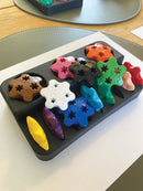 Tegneleg - Primomo Sansefarver - 12 stk Blomster - Fra 3 år. - Billede 1