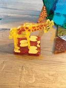 Magna-Tiles Safari dyr - 25 stk. transparent. - Billede 1