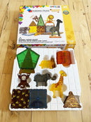 Magna-Tiles Safari dyr - 25 stk. transparent. - Billede 1