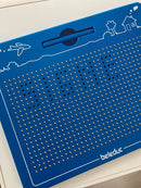 Beleduc Magnetisk Tegnebræt - 35 x 21 - Blå - Fra 3 år. - Billede 1