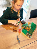 Magna-Tiles Jungle dyr - 25 stk. transparent. - Billede 1