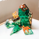Magna-Tiles Jungle dyr - 25 stk. transparent. - Billede 1