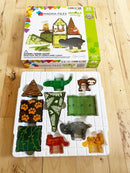 Magna-Tiles Jungle dyr - 25 stk. transparent. - Billede 1