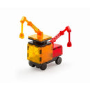Magna-Tiles Byggeplads med kraner - 32 stk. transparent. - Billede 1