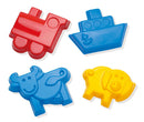 1 Kasse med 192 stk Svanemærkede Dantoy Sandforme - 12 cm - Fra 2 år. - Billede 1