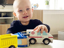 VIGA Ambulance køretøj i træ - L:13 cm - Fra 18 mdr. - Billede 1