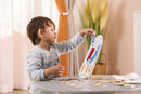 Lær Klokken Legeur / Læringsur i FSC-træ - VIGA - Fra 3 år. - Billede 1