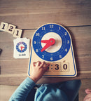 Lær Klokken Legeur / Læringsur i FSC-træ - VIGA - Fra 3 år. - Billede 1
