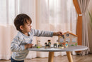 Dyrlægeklinik med kæledyr og tilbehør i træ - VIGA - Fra 3 år. - Billede 1
