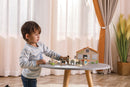 Dyrlægeklinik med kæledyr og tilbehør i træ - VIGA - Fra 3 år. - Billede 1