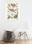 Plakat: Dinosaurs - Str. 62x92 cm. - Billede 1
