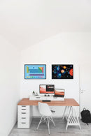 Plakat: The planets - Str. 90x60 cm. - Billede 1