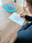 Mandalas Malebog - Isblomster (Bind 1) - 32 sider - Fra 8 år. - Billede 1