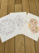 Mandalas Malebog - Vilde Dyr - 32 sider - Fra 6 år - Billede 1