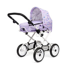BRIO Kombi-Dukkevogn med EVA hjul - Lilla - Fra 3 år. - Billede 1