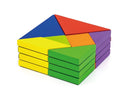 Magnettavle Tangram - 10x10 cm - 35 dele - Billede 1