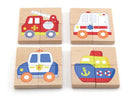 Magnettavle Pusleklodser Transport - Billede 1