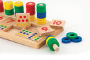 Læringsspil - Lær at tælle spil i træ - VIGA - Fra 3 år. - Billede 1
