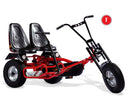 Dino Cars Gokart - 2 Rider F - Fra 5 år. - Billede 1