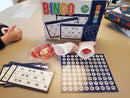 Bingo / Tallotteri i pap/plast m 90 numre - Fra 3 år. - Billede 1