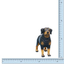 Dyr - Legetøjshund - Rottweiler fra Green Rubber Toys - L:21 cm.