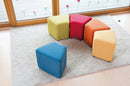 Bungarten Rainbow Puff-sæt til børn - 5 skamler - Fra 3 år - Billede 1