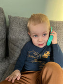 Infatino Babylegetøj - Babytelefon - Flip model med lyd+spejl