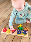 Læringsspil - Sortering - 1-5 Stacker i træ fra VIGA - Fra 2 år.. - Billede 1