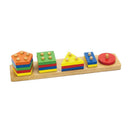 Læringsspil - Sortering - 1-5 Stacker i træ fra VIGA - Fra 2 år.. - Billede 1