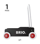 BRIO 31351 - Lære-gå-vogn - Sort - Fra 9 mdr. - Billede 1