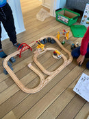 BRIO 33097 Togbane i plastkasse - 54 dele - Fra 3 år. - Billede 1