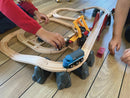 BRIO 33097 Togbane i plastkasse - 54 dele - Fra 3 år. - Billede 1