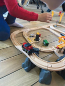 BRIO 33097 Togbane i plastkasse - 54 dele - Fra 3 år. - Billede 1