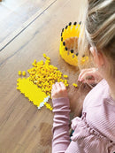 Plus Plus MINI - 2000 stk i pose - Gul - L:2 cm. - Billede 1