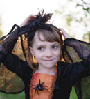 Udklædning - Heksekjole m/hårbånd - Str 5-6 år. - Billede 1