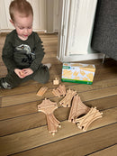 BRIO 33307 - Skinnesæt - 11 dele - Fra 3 år