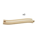 BRIO 33332 - 216mm opfartsskinner - 2 stk. - Billede 1