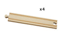 BRIO 33341 - 216mm lige lange skinner - 4 stk. - Billede 1