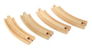 BRIO 33342 - 170mm buede lange skinner - 4 stk. - Billede 1